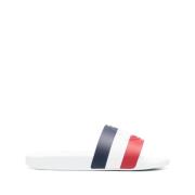 Moncler Vita Basile Slides Skor White, Herr