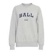 Ball Sportig Sweatshirt med Smart Brodyr Gray, Dam