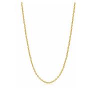 Nialaya Mens Gold Cable Chain Yellow, Herr