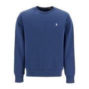 Polo Ralph Lauren Ikoniskt Logo Crewneck Sweatshirt Blue, Herr