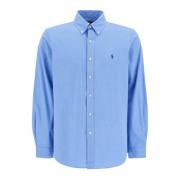 Polo Ralph Lauren Custom Fit Cotton Stretch Shirt Blue, Herr