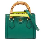 Gucci Vintage Pre-owned Laeder totevskor Green, Dam