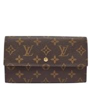 Louis Vuitton Vintage Pre-owned Belagd canvas plnbcker Brown, Dam