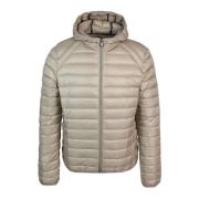 Jott Quiltad Satinkappa med Huva Beige, Herr