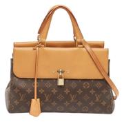 Louis Vuitton Vintage Pre-owned Laeder totevskor Beige, Dam