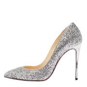 Christian Louboutin Pre-owned Pre-owned Tyg klackskor Gray, Dam