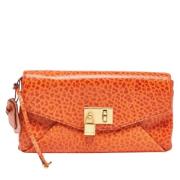 Marc Jacobs Pre-owned Pre-owned Laeder kuvertvskor Orange, Dam