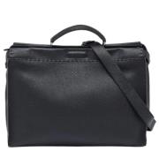 Fendi Vintage Pre-owned Laeder portfljer Black, Herr