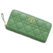 Dior Vintage Pre-owned Laeder plnbcker Green, Dam