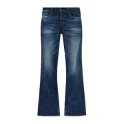 Diesel Jeans med rå finish D-Backler L.32 Blue, Herr