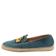 Christian Louboutin Pre-owned Pre-owned Mocka lgskor Blue, Herr