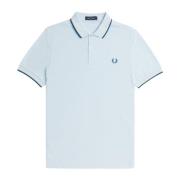 Fred Perry Clear Blue T-shirts och Polos Blue, Herr