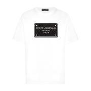 Dolce & Gabbana Vita T-shirts och Polos White, Herr