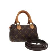 Louis Vuitton Vintage Pre-owned Canvas handvskor Brown, Dam