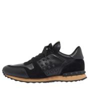 Valentino Vintage Pre-owned Laeder sneakers Black, Herr