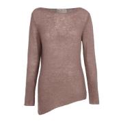 Cortana Alpacka Merino Silke Långärmad Jersey Brown, Dam