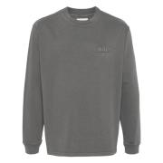 Autry Logo Patch Långärmad T-shirt Gray, Herr