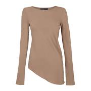 Cortana Seda Stretch Top Kakao Brown, Dam