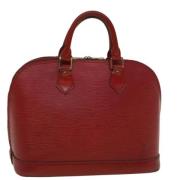 Louis Vuitton Vintage Pre-owned Laeder handvskor Red, Dam