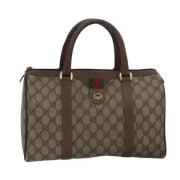 Gucci Vintage Pre-owned Laeder handvskor Beige, Dam