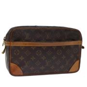 Louis Vuitton Vintage Pre-owned Canvas kuvertvskor Brown, Dam