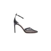 Alaïa Svart Fishnet High-Heeled Pumps Black, Dam