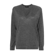 Seventy Grå Sweaters Kollektion Gray, Dam