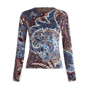 Etro Stilfullt Damkläder Topwear Kollektion Multicolor, Dam