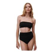 Undress Code Högmidjade Svarta Bikiniunderdel Black, Dam