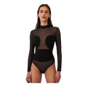 Undress Code Natt Ut Bodysuit Black, Dam