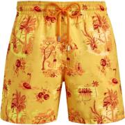 Vilebrequin Herr Toile de Jouy och Surf Badshorts Yellow, Herr