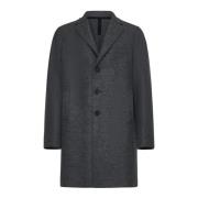 Harris Wharf London Boxy Coat Gray, Herr