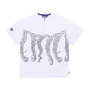 Octopus Octopus Logo Chain Tee White T-Shirt White, Herr