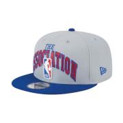 New Era NBA Tip Off Keps - Grå Canvas Gray, Herr