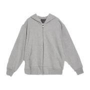 Liu Jo Zip Hoodie Gray, Herr