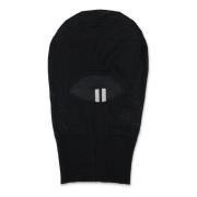 Rick Owens Svart Skull Balaclava Hatt Black, Dam