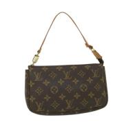 Louis Vuitton Vintage Pre-owned Canvas kuvertvskor Brown, Dam