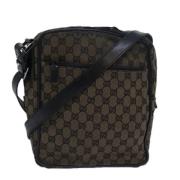 Gucci Vintage Pre-owned Canvas gucci-vskor Brown, Dam