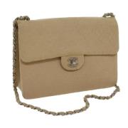 Chanel Vintage Pre-owned Bomull chanel-vskor Beige, Dam