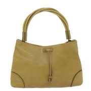 Gucci Vintage Pre-owned Laeder gucci-vskor Beige, Dam