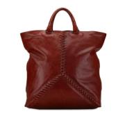 Bottega Veneta Vintage Pre-owned Laeder bottega-veneta-vskor Red, Dam