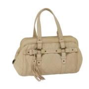 Bally Pre-owned Pre-owned Laeder handvskor Beige, Dam