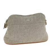 Hermès Vintage Pre-owned Canvas necessrer Gray, Dam