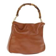 Gucci Vintage Pre-owned Laeder handvskor Brown, Dam