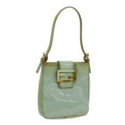 Fendi Vintage Pre-owned Canvas handvskor Green, Dam