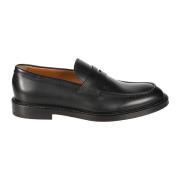 Doucal's Klassiska Penny Loafers för Män Black, Herr