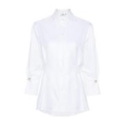 Elisabetta Franchi Vita Skjortor för Kvinnor Aw24 White, Dam