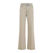 Acne Studios Stilfulla Nude & Neutrals Jeans Aw24 Beige, Dam