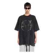 Vetements Anarki ikon tryck Oversized T-shirt Black, Herr