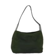 Prada Vintage Pre-owned Nylon prada-vskor Green, Dam